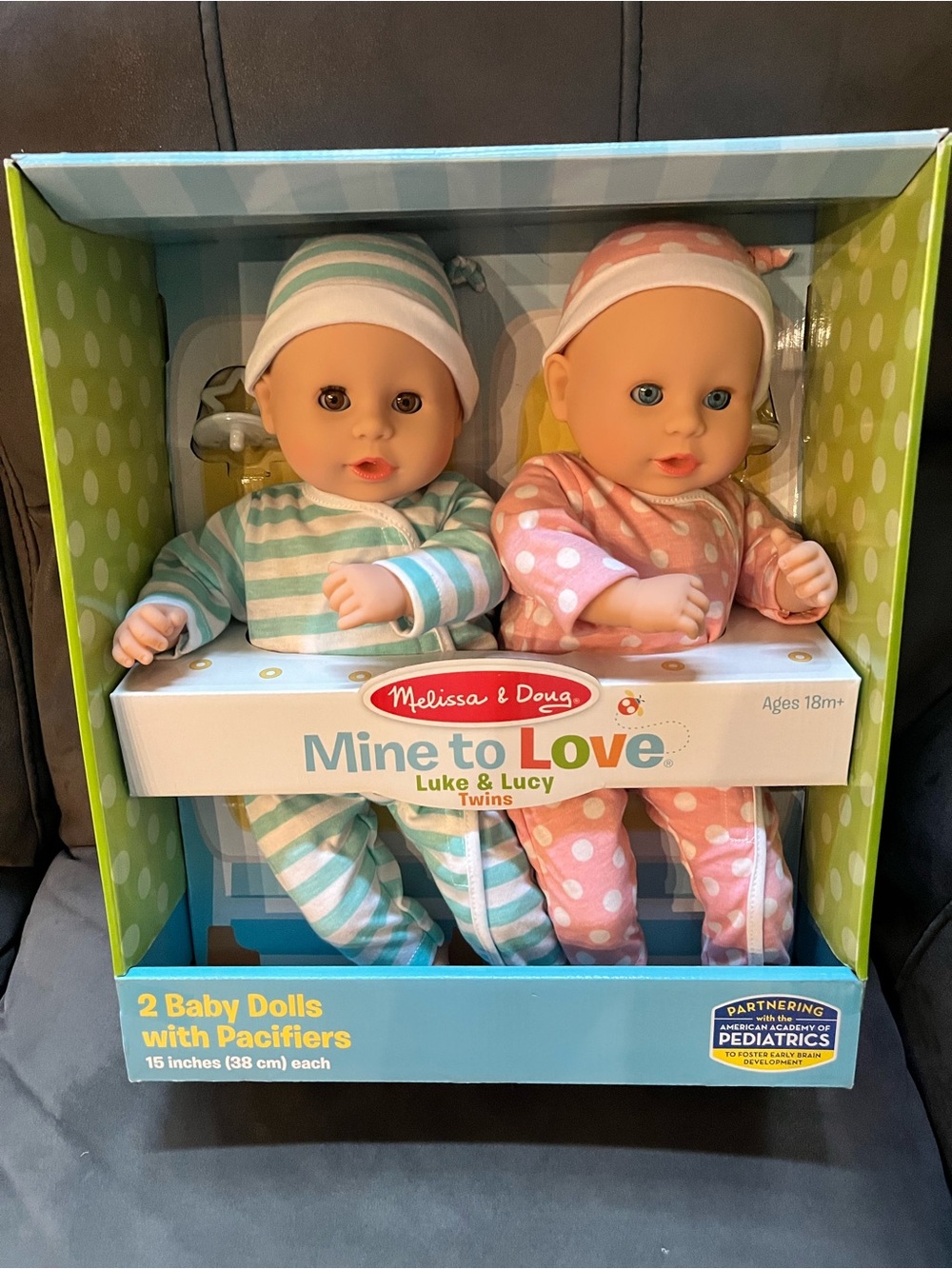 Melissa & Doug Twin Baby Dolls Set - new in box!